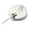 Round Glass Brooches FIND-Q096-01K-2