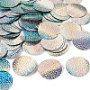 150Pcs PVC Paillette/Sequin Links PVC-TA0001-07A-2