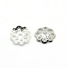 Brass Flower Bead Caps KK-O043-03P-1