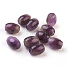 Natural Amethyst European Beads X-G-F580-A04-1