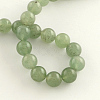 Natural Gemstone Green Aventurine Round Bead Strands G-R265-10mm-2
