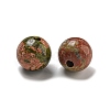 Natural Unakite Beads X-G-G147-01J-2
