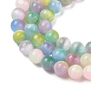 Natural Selenite Beads Strands G-Q162-A01-01C-01-4