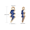 Alloy Enamel Pendants ENAM-N054-025Q-2