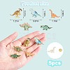 5Pcs 5 Style Dinosaurs Enamel Pins JBR096A-2