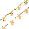 304 Stainless Steel Star Link Chains CHS-M003-06G-1