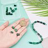 SUPERFINDINGS 2 Strands Natural Emerald Beads Strands G-FH0001-63-3