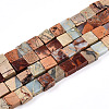 Natural Shoushan Stone Beads Strands G-N346-05A-04-2