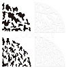 2Pcs 2 Style Acrylic Tie-Dye Template DIY-CP0008-78F-1