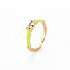 Brass Enamel Cuff Rings RJEW-T016-29J-NF-3