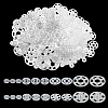 4 Styles Resin Snap Buttons BUTT-ME0001-11-1