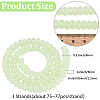 3 Strands Imitation Jade Glass Beads GLAA-PA0001-36B-05-2