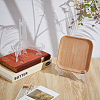 10Pcs Folding Plastic Decorative Plate Display Easels ODIS-GO0001-13-3