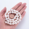 Natural Keshi Pearl Beads Strands PEAR-S020-X01-6