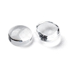 Transparent Glass Cabochons GGLA-R026-6mm-3