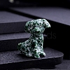 Natural Qinghai Jade Carved Dog Statue PW-WG97821-18-1