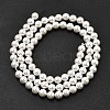 Electroplated Shell Pearl Beads Strands BSHE-K017-5mm-01-2