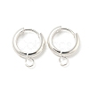 201 Stainless Steel Huggie Hoop Earring Findings STAS-P283-01Y-S-1