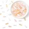 100G Opaque Colours Glass Seed Beads GLAA-YW0005-23F-1
