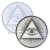 Eye of Providence/All-seeing Eye DIY Silicone Statue Mold AJEW-D052-02-1