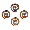 Natural Walnut Wood Pendants X-WOOD-N011-018-2