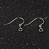 Tarnish Resistant 304 Stainless Steel Earring Hook Jewelry Findings STAS-G130-50P-1
