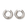 202 Stainless Steel Polishing Hoop Earrings EJEW-M106-02P-01-4
