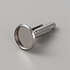 304 Stainless Steel Cuff Button STAS-WH0017-027-1