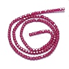 Lab Grown Red Corundum Beads Strands G-G106-N01-02-1-2