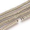 Electroplate Non-magnetic Synthetic Hematite Beads Spacers Strands G-Q486-73G-1