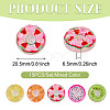 15Pcs Transparent Resin Cabochons CRES-TA0001-66-3