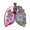 Floral Lung Enamel Brooches AL-I001-02EB-01-1