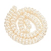 Transparent Spray Painted Glass Beads Strands GLAA-P066-01C-4