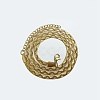 304 Stainless Steel Herringbone Chain Necklaces NJEW-P282-03G-1