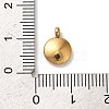 304 Stainless Steel Black Enamel Charms STAS-R009-01G-A-3
