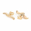Brass Peg Bails Pendants LS-KK-T062-165G-NF-2