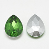 Pointed Back Glass Rhinestone Cabochons RGLA-T081-6x8mm-20-2