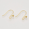 Brass Earring Hooks X-KK-N216-29-2