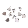 Non-Tarnish 304 Stainless Steel Stud Earring Findings STAS-I183-07B-07P-1