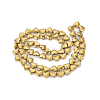 Electroplate Non-magnetic Synthetic Hematite Beads Strands X-G-T061-101F-2