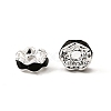 Brass Rhinestone Spacer Beads RB-A014-L6mm-02S-3
