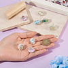 8Pcs 8 Colors Acrylic Rhinestone Rondelle Beads OACR-TA0004-99-6