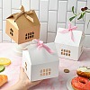 20 Sets 2 Colors House Shape Paper Jewelry Storage Gift Box CON-CJ0001-23-4