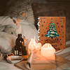 Wooden Commemorative Cards Book WOOD-WH0045-06-5