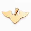 304 Stainless Steel Pendants STAS-H372-38G-2