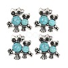 Resin Imitation Turquoise Pendants FIND-C068-23AS-1