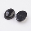 Natural Obsidian Flat Back Cabochons G-G741-18x25mm-20-2