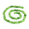 Handmade Millefiori Glass Bead Strands LAMP-J035-8mm-4