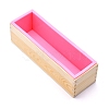 Rectangular Pine Wood Soap Molds Sets DIY-F057-04A-2