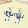 304 Stainless Steel Dangle Earrings EJEW-FS00010-2